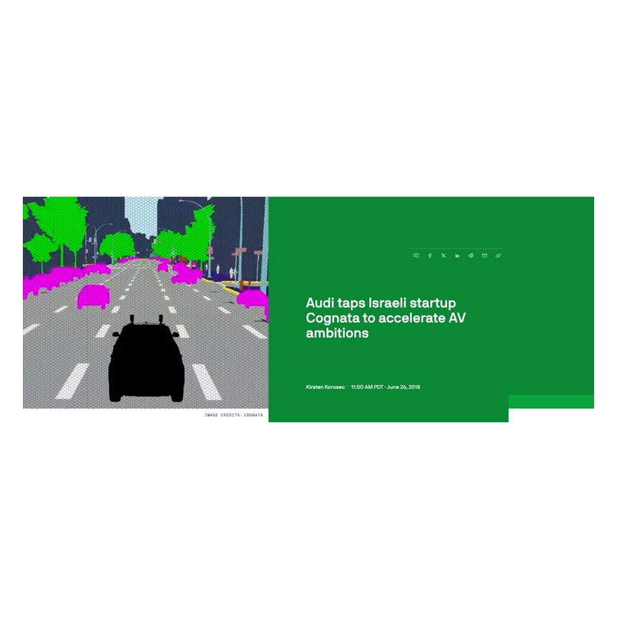 Audi taps Israeli startup Cognata to accelerate AV ambitions